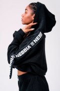Заказать Nebbia Худи Rebel Hero cropped hoodie 520 (Черный)
