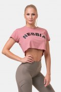 Заказать Nebbia Футболка укороченная Loose Fit & Sporty Crop Top 583 (Old rose)