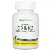 Заказать Nature's Plus Vitamin D3 & K2 90 капс